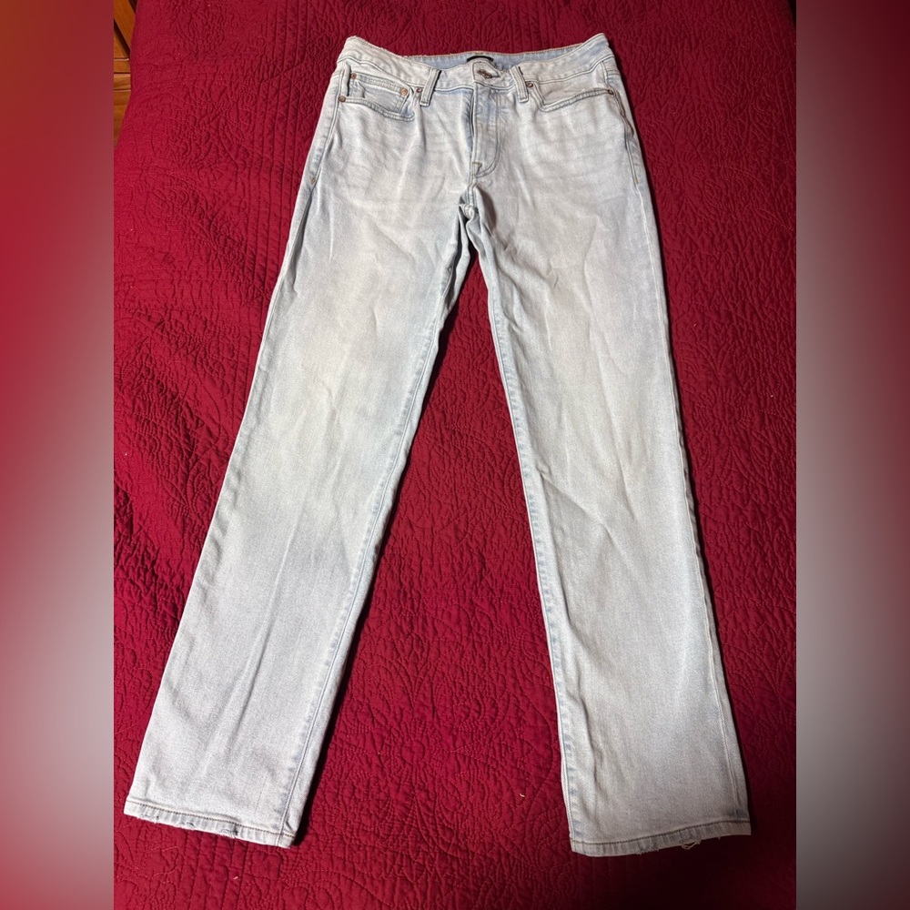 Express slim fit jeans light blue
